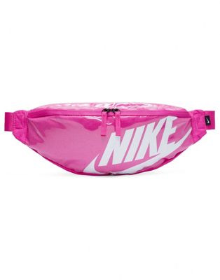 Nike Heritage fanny pack in hot pink 