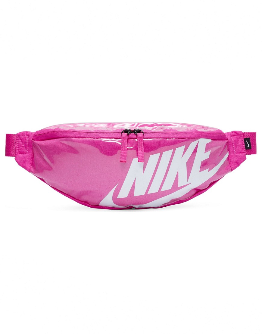 NIKE HERITAGE FANNY PACK IN HOT PINK,CK7914-601