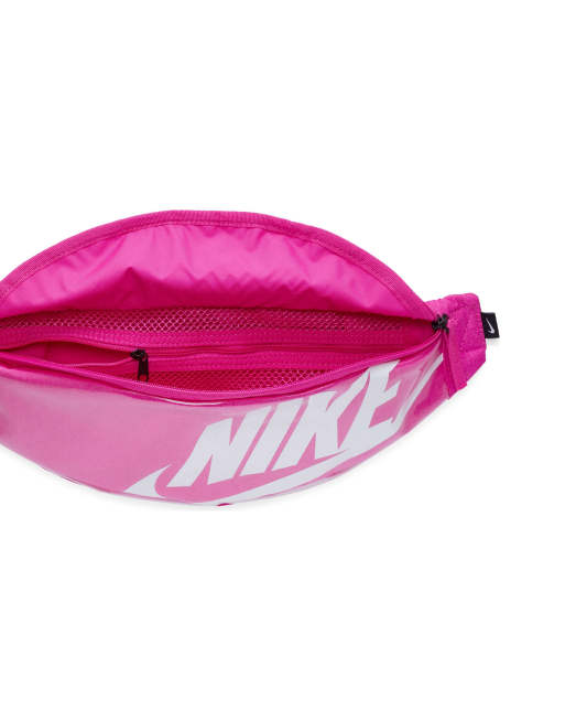 Nike Heritage fanny pack in hot pink