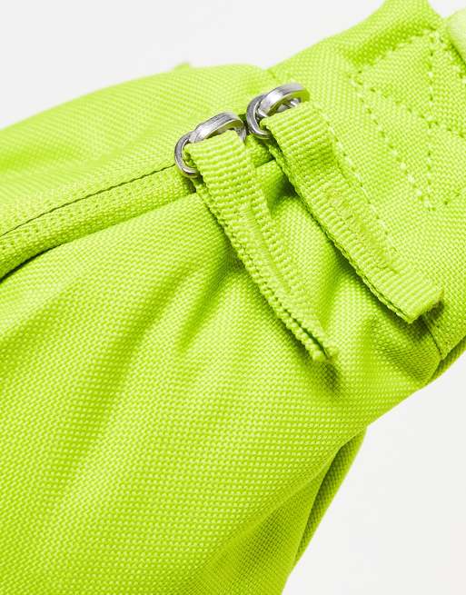 Nike Heritage cross body bag in lime green