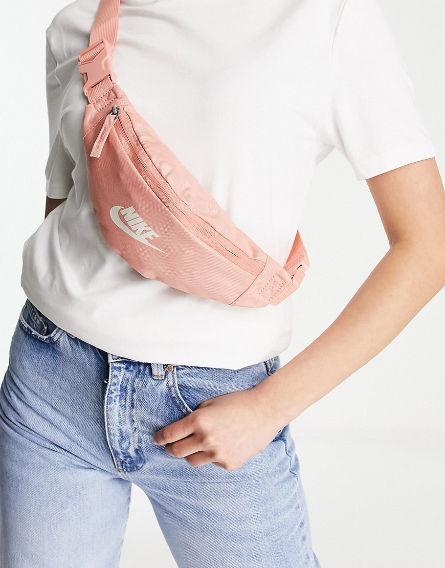 Nike Heritage fanny pack in pink