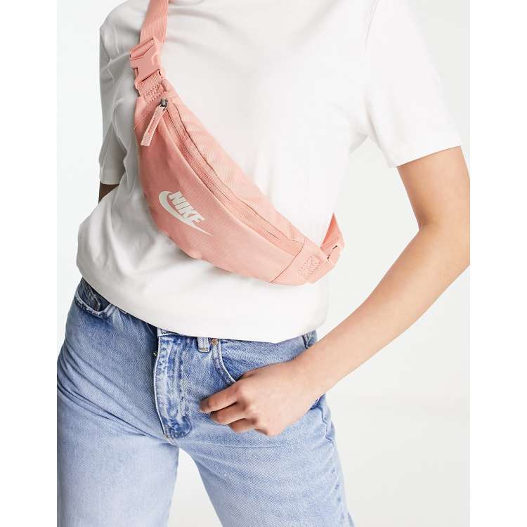 Nike Heritage fanny pack in pink ASOS