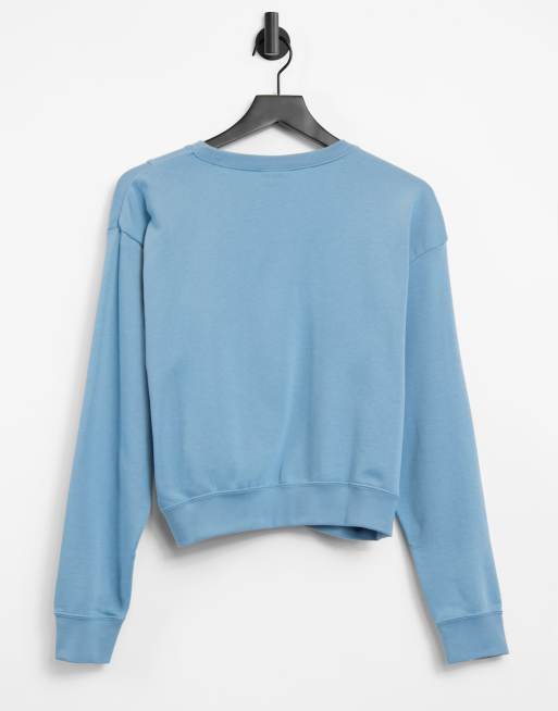 Nike heritage colour block crew sweatshirt hot sale