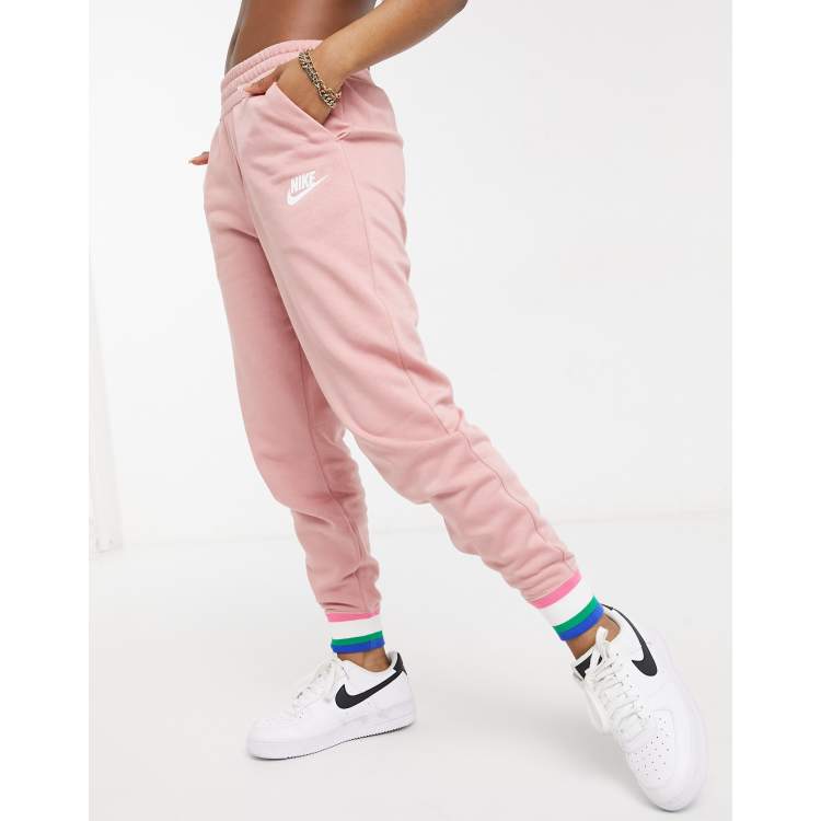 Nike women's striped joggers top