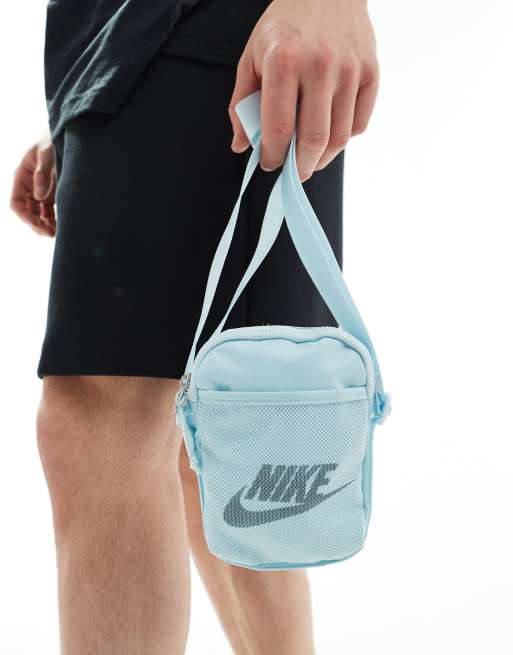 Nike Heritage flight bag in light blue ASOS