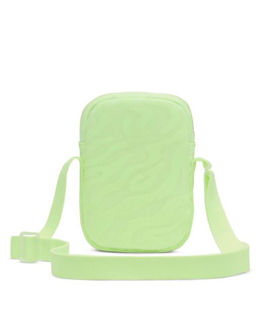 Nike Heritage flight bag in white and pink print ASOS