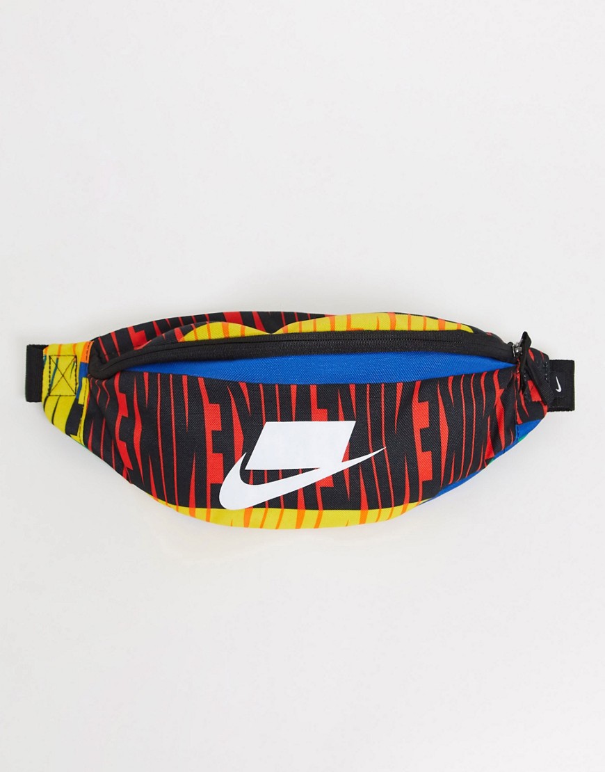 Nike Heritage geo print bum bag-Multi