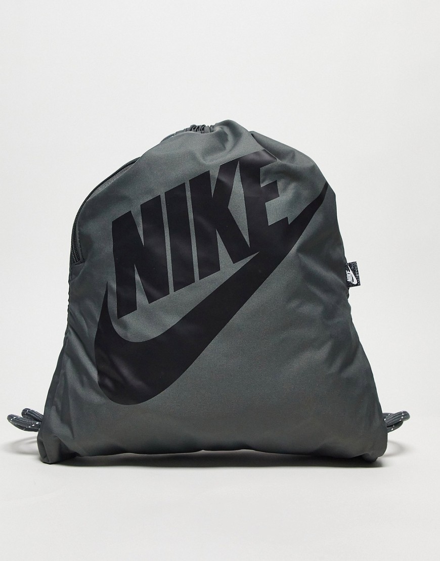 Nike Heritage gym bag in iron grey