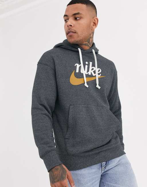Nike heritage hoodie black on sale
