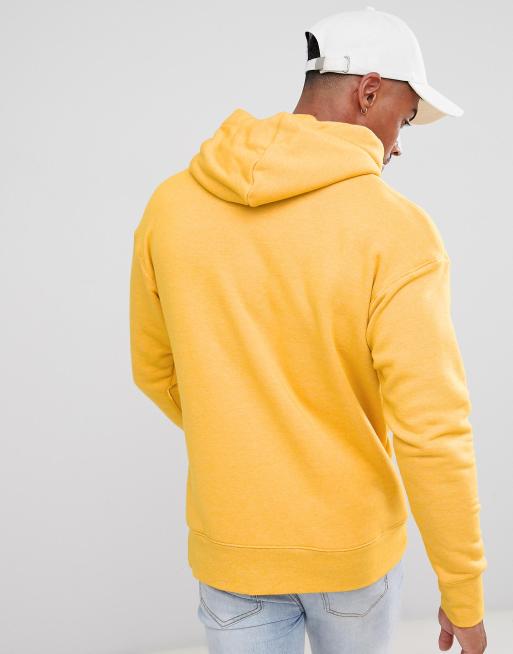 Nike Heritage Pullover Hoodie In Yellow 928437 752