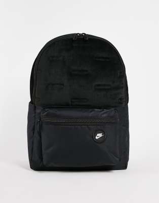 Nike velvet mini backpack in black sale