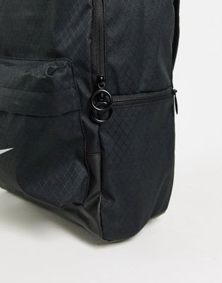 Homme Nike - Heritage - Sac à dos avec logo métallisé - Noir