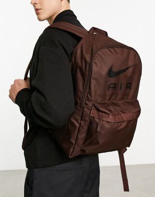 Nike heritage backpack in brown - ASOS Price Checker