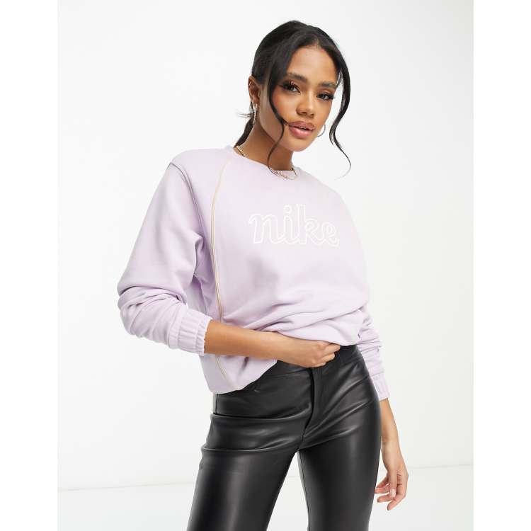 Nike lilac sweatshirt best sale