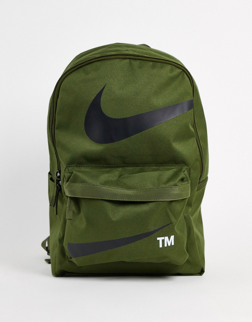 Nike Heritage Swoosh backpack in green