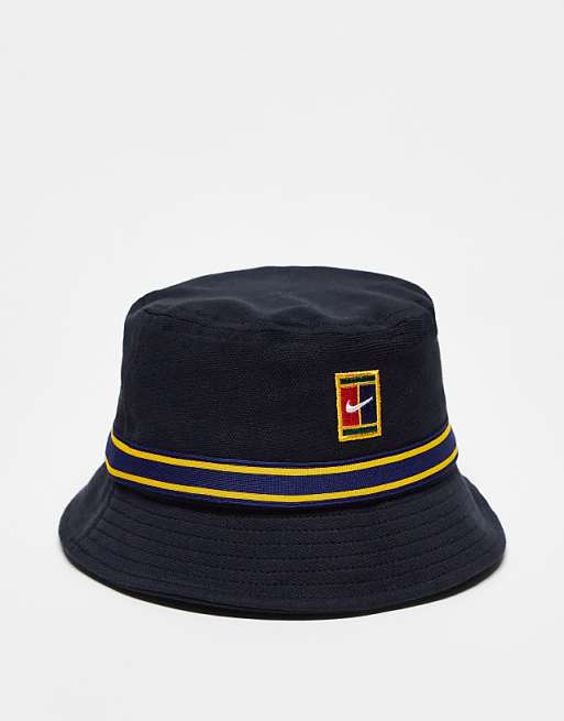 Nike Heritage tennis bucket hat in black ASOS Nike Heritage tennis bucket hat in black ASOS