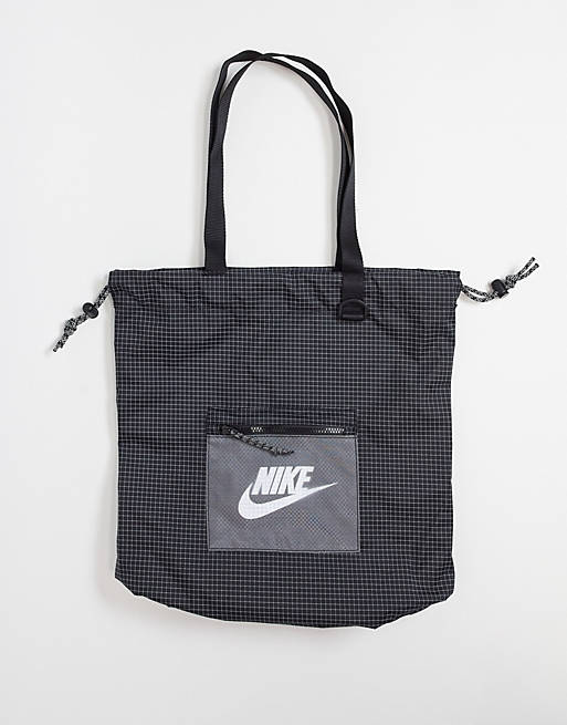 Nike heritage tote bag in black | ASOS