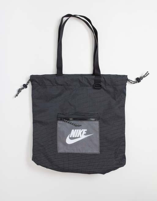 Nike heritage tote bag in black ASOS