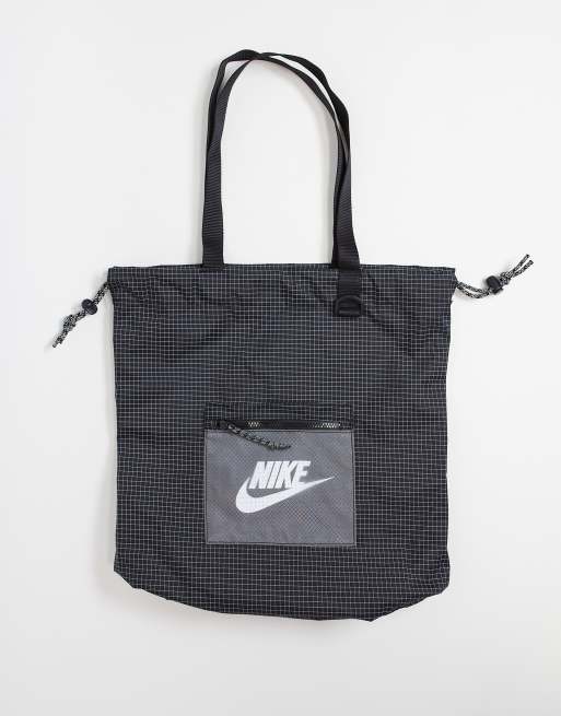 Nike Heritage tote with print in black