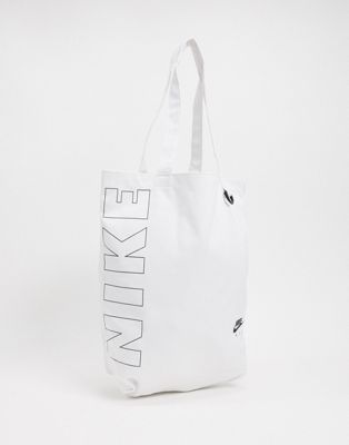 white nike shoulder bag