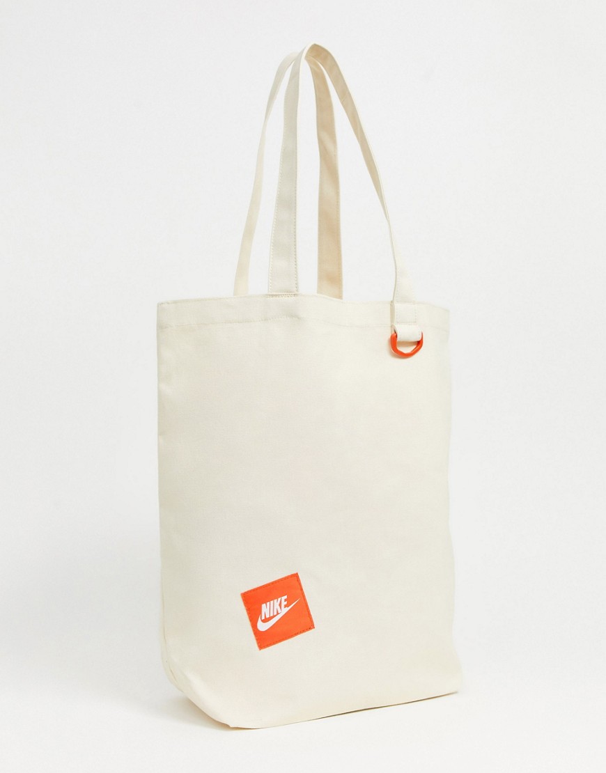 Nike Heritage tote in off white