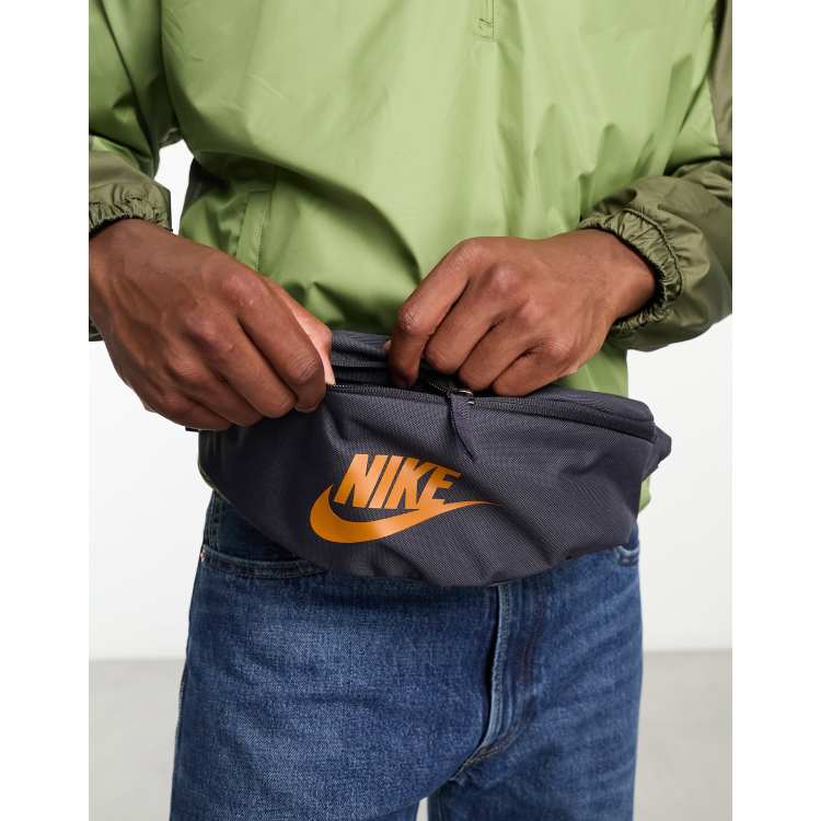 Nike Heritage waist pack in blue