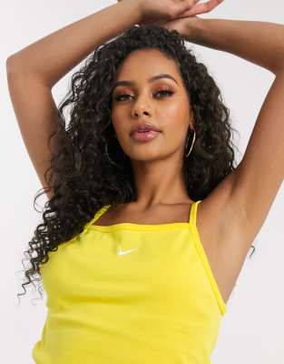nike yellow tank