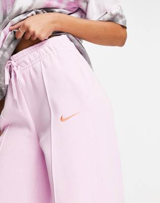 pink fleece joggers