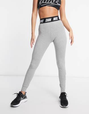 nike logo waistband leggings