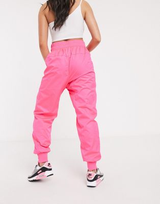 Nike High Waisted Pink Cargo Pants | ASOS