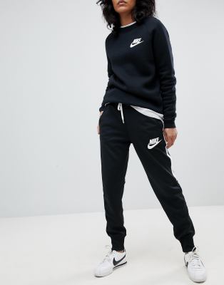 nike high waisted track pants