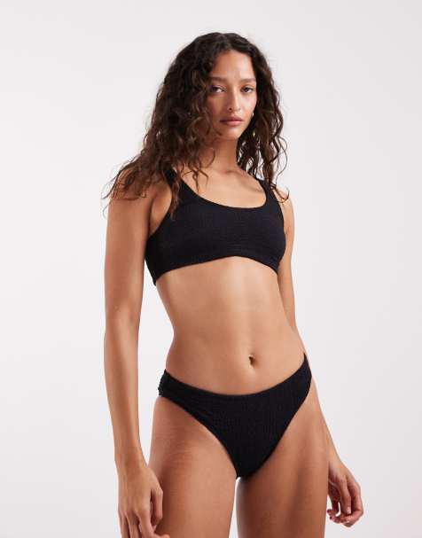 Nike hipster bikini bottom in black - view 1