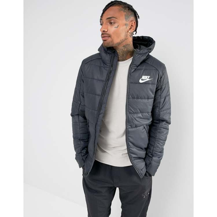 Nike grey puffer outlet coat