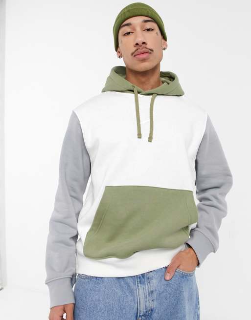  Nike  Hoodie   motif color block Blanc  multicolore ASOS