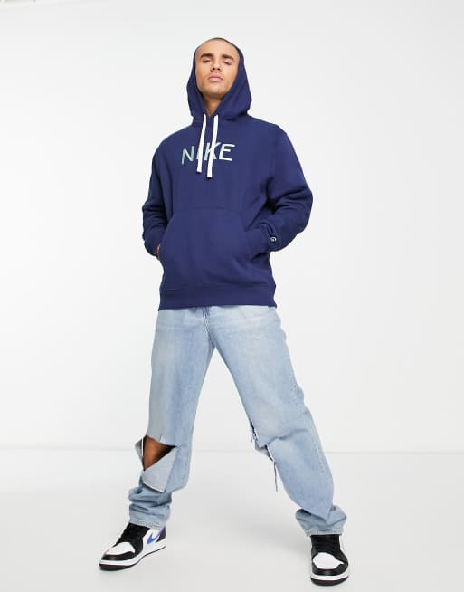 Midnight navy deals nike hoodie