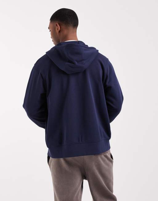 Nike - Hoodie van badstof met rits in marineblauw , 5 van 5