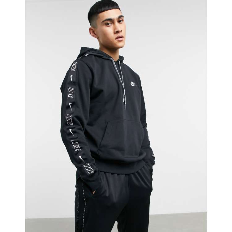 Nike tape store overhead hooded top