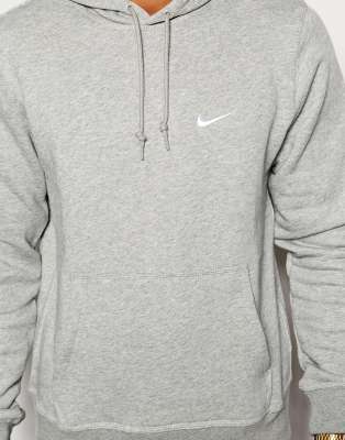 grey nike jumper with white tick