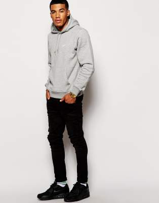 asos nike grey hoodie