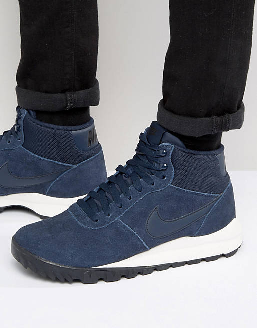 Nike Hoodland Suede Trainers In Blue 654888-400 | ASOS