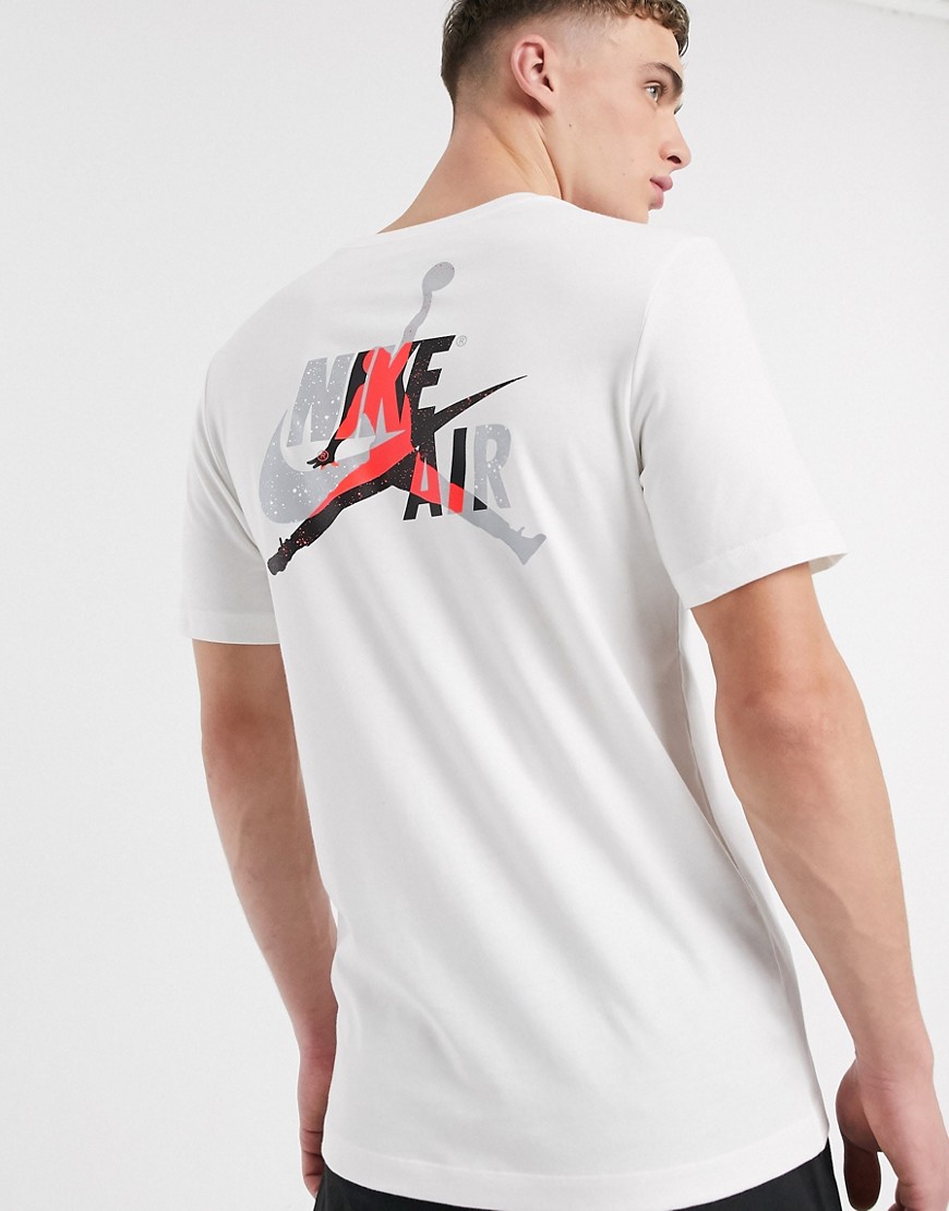 Nike - Hvid Jordan Jumpman Air t-shirt med logo