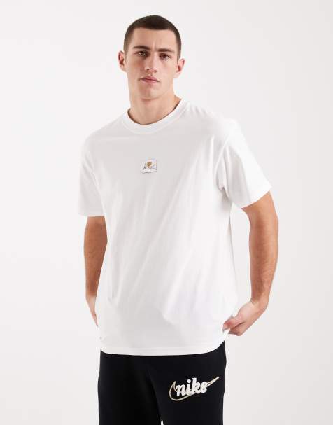 Nike - Hvid T-shirt med grafikprint på ryggen - view 1