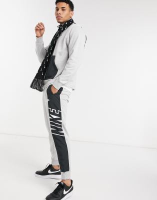 black nike hybrid joggers