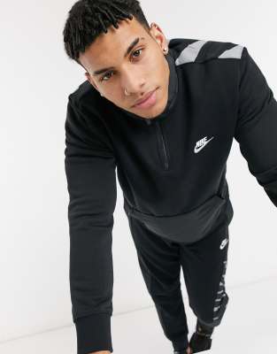 nike hybrid half zip sweatshirt