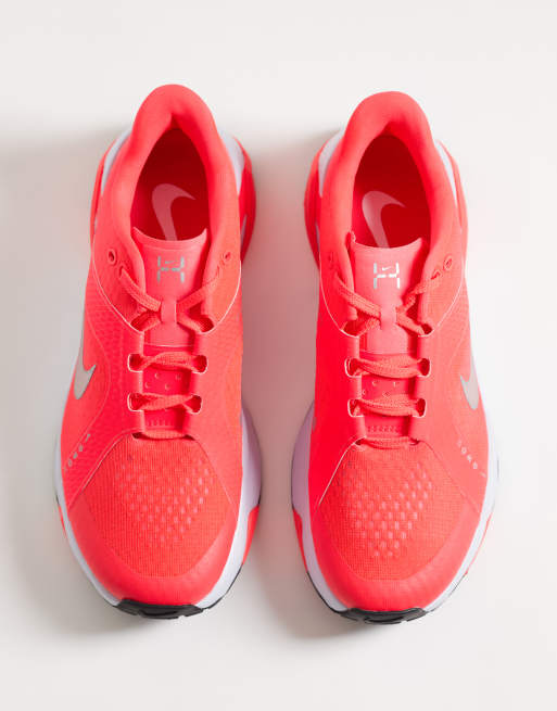 Nike Hybrid RN sneakers da training bianche e rosa, 2 di 5