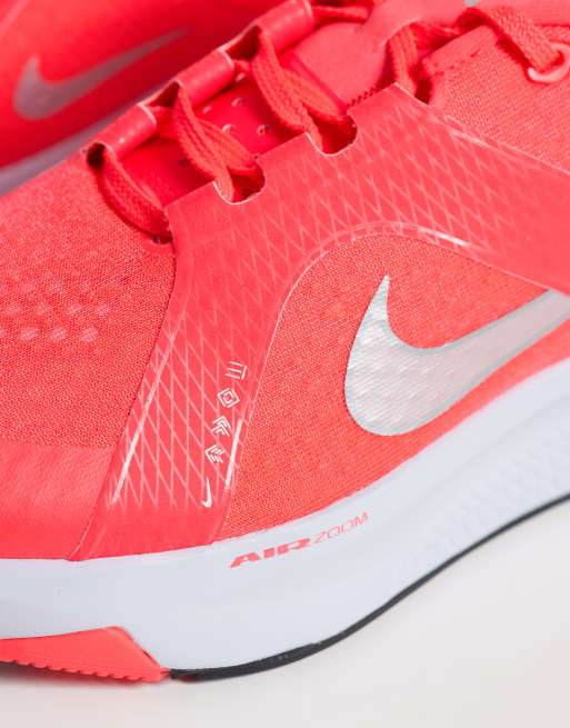 Nike Hybrid RN zapatillas de deporte en blanco y rosa, 4 de 5
