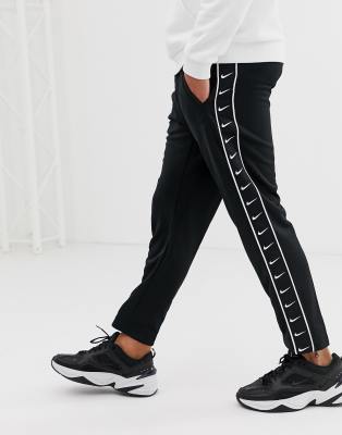 black nike hybrid joggers