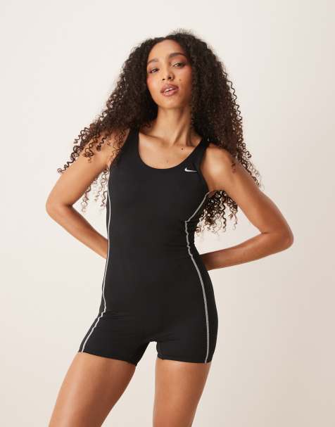 Nike - Hydrastrong - Badpak met short in zwart - view 1