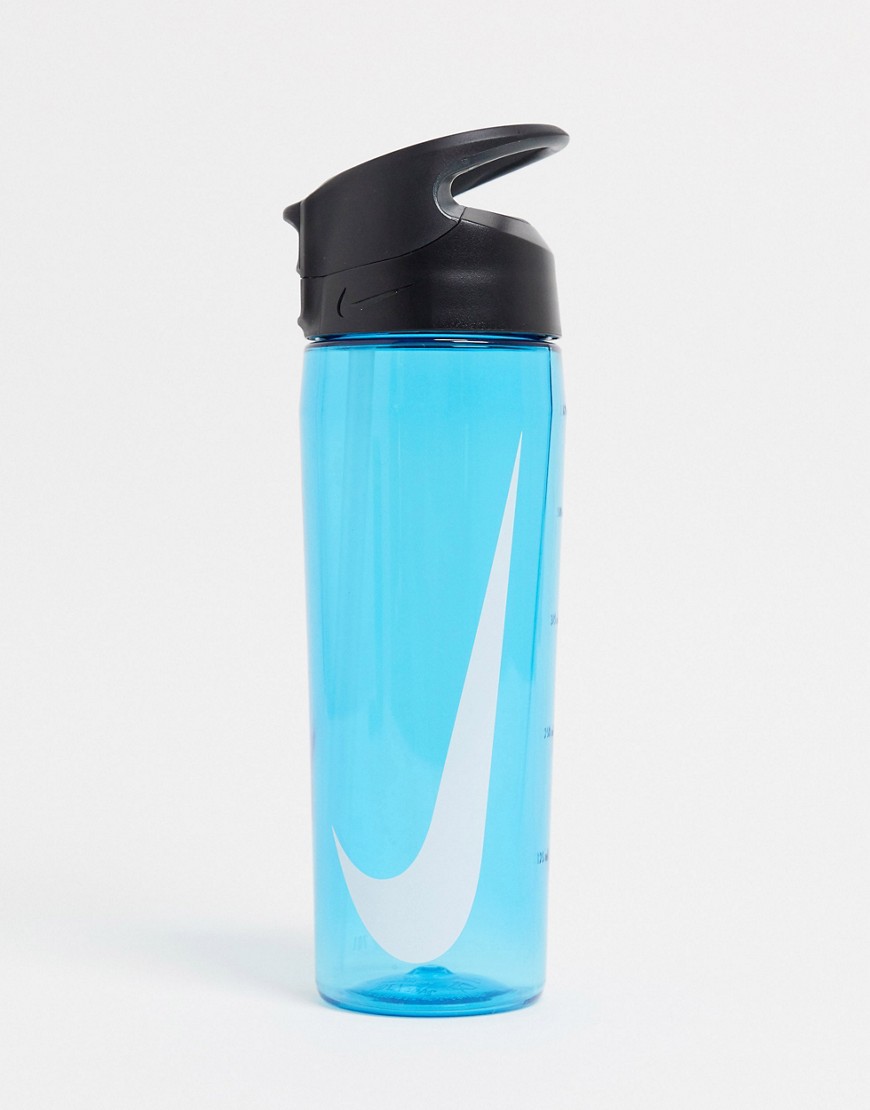 Nike Hypercharge 24oz straw blue water bottle
