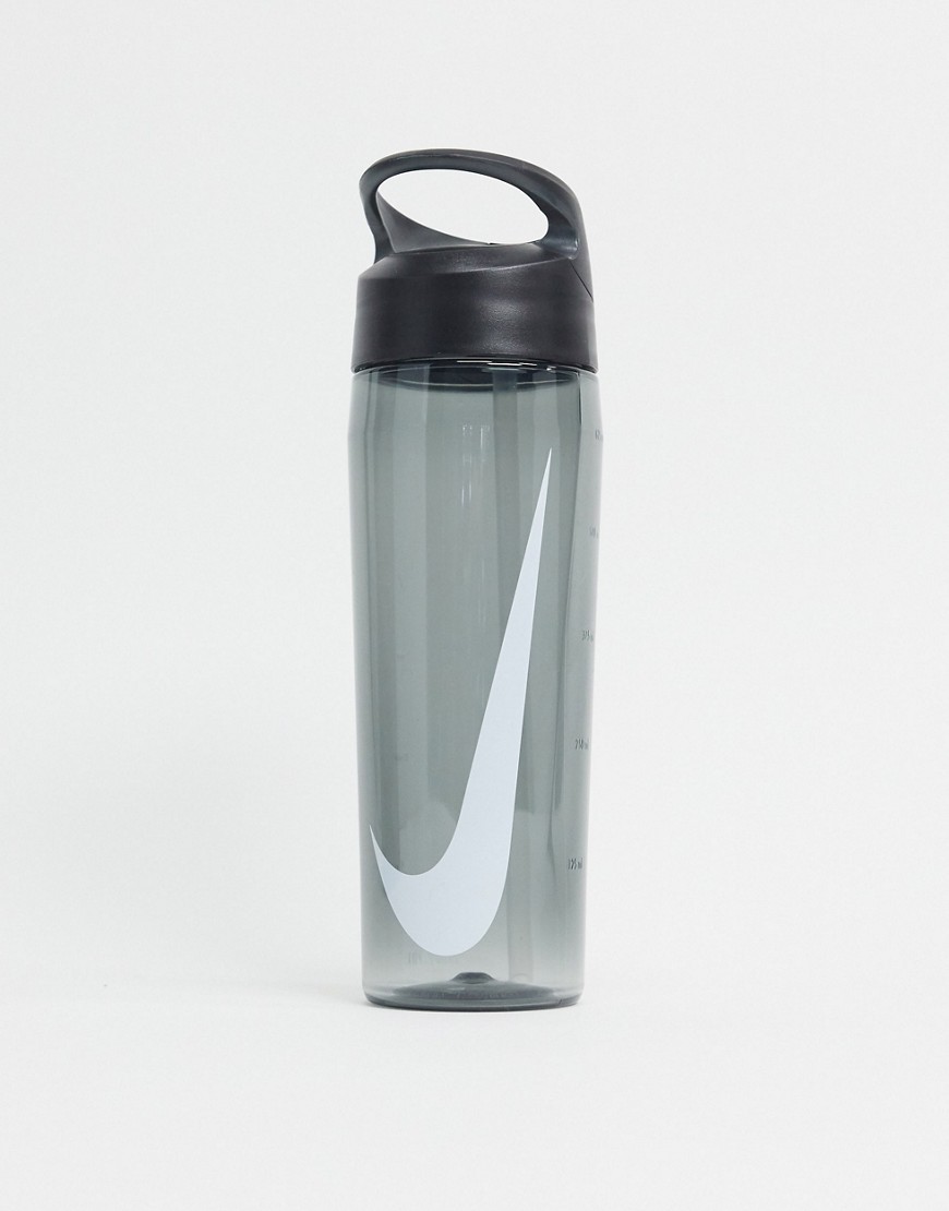 Nike Hypercharge 24oz straw grey water bottle
